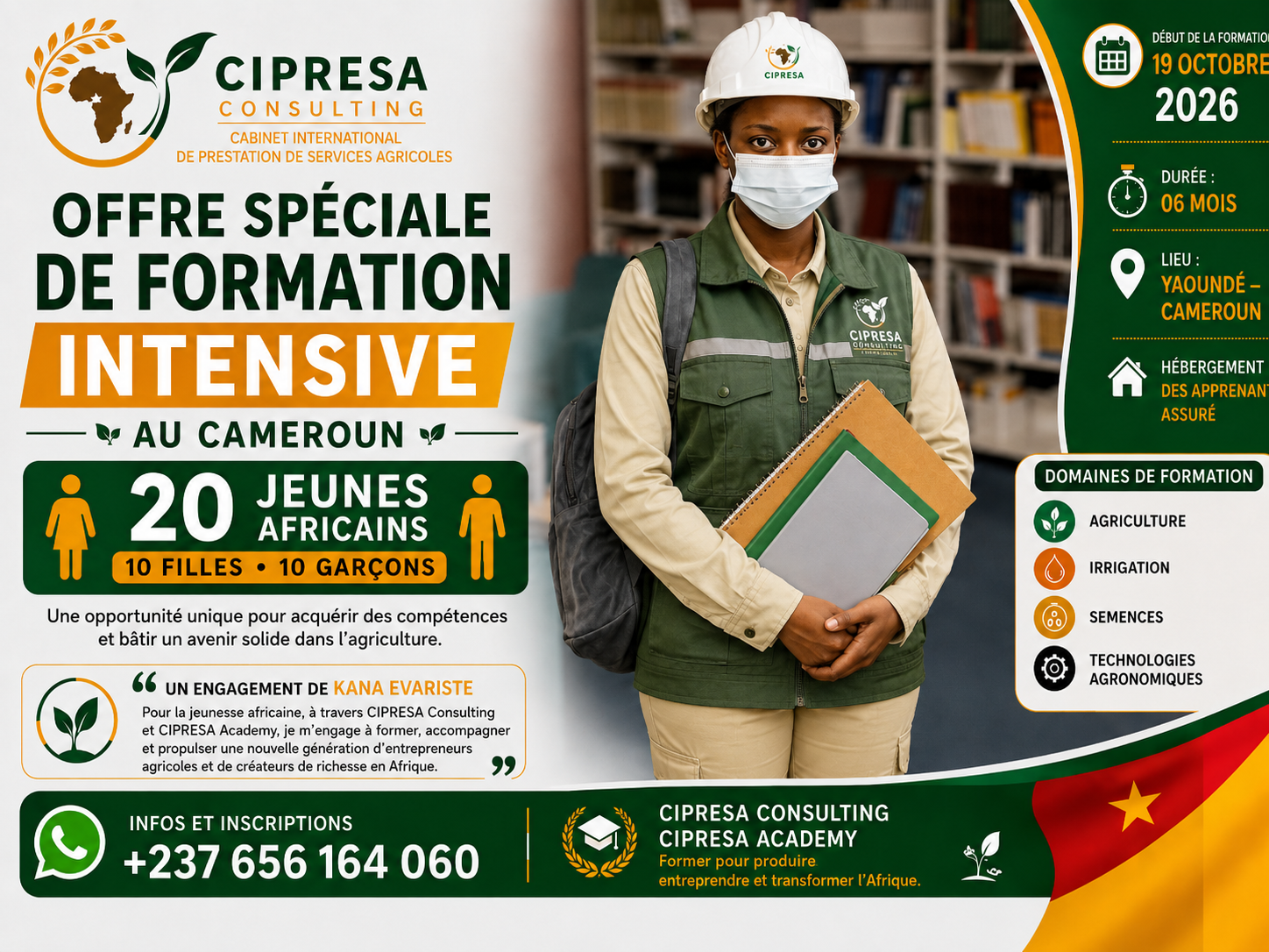 Formation agricole sur le terrain